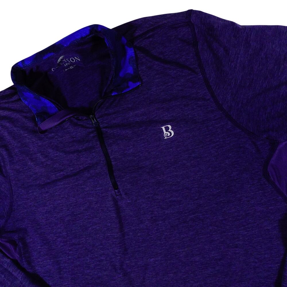 Greyson The Breakers Golf Performance 1/4 Zip Pullover Blue Men's XL